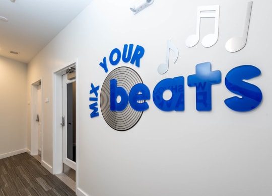 a wall with the words your beats on it