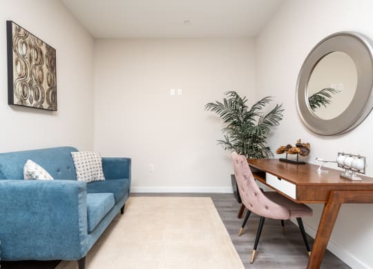 Millside model with den office lounge area