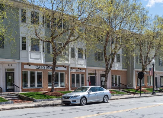 Scenic Downtown Canton Center Shops near Millside and Heritage Park