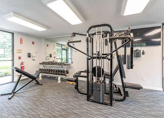 the preserve at ballantyne commons fitness room
