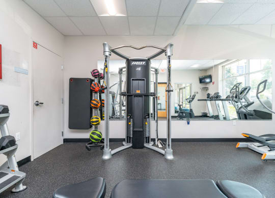One Mansfield Ave fitness room