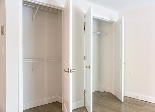 Extra storage space in each apartment