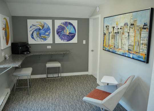 Business Center at Stone Run Apartments