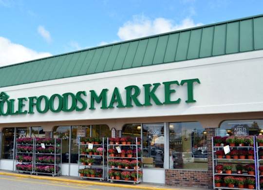 Nearby is a Whole Foods Weymouth