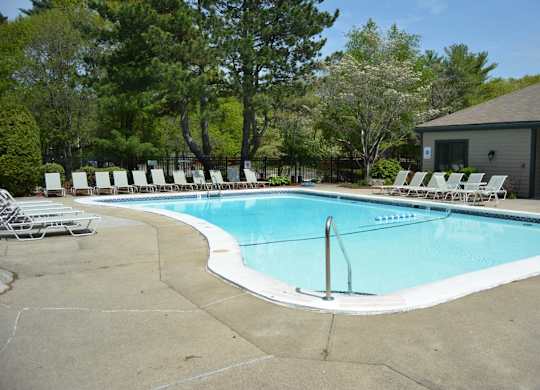 Swimming Pool at Stone Run and Patio Area
