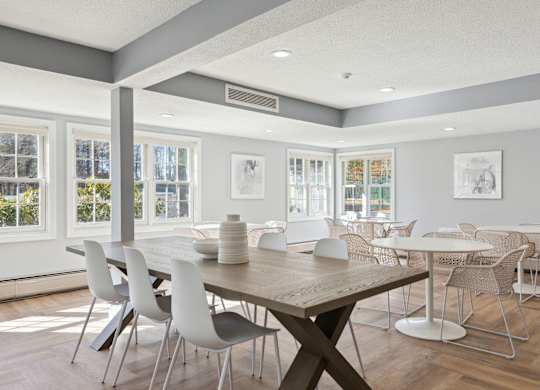 Community Room For Resident Usage. Mariners Hill, Marshfield, MA.