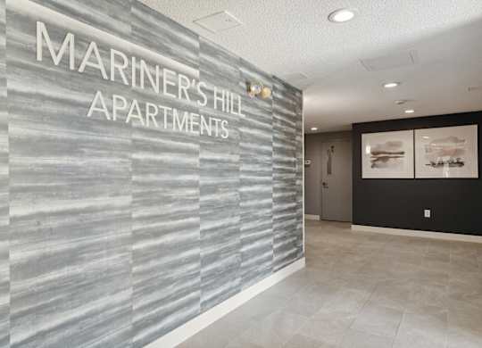Monument Signage, Community Room For Resident Usage. Mariners Hill, Marshfield, MA.