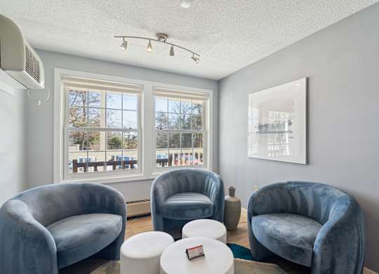 Community Room For Resident Usage. Mariners Hill, Marshfield, MA.