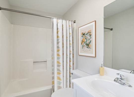 Bathroom With Bathtub And Sink, Bedroom Layout With Closets And Bathroom, Mariners Hill, Marshfield, MA.
