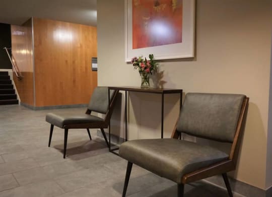 Community Clubroom Chairs at Wilber School Apartments, Massachusetts.
