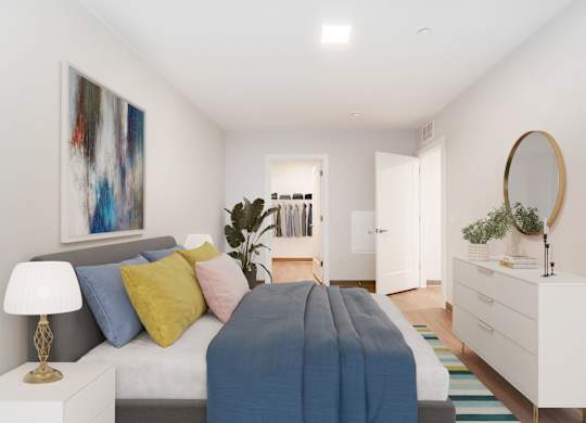 A bedroom in Leefort Terrace, Salem, MA