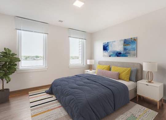 A bedroom in Leefort Terrace, Salem, MA