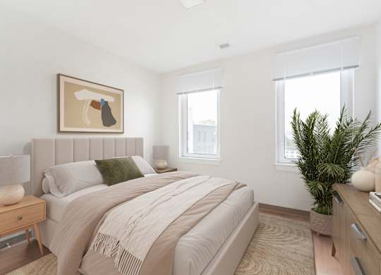 A bedroom in Leefort Terrace, Salem, MA