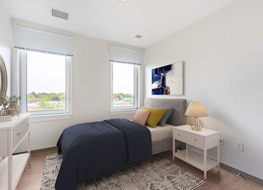A bedroom in Leefort Terrace, Salem, MA