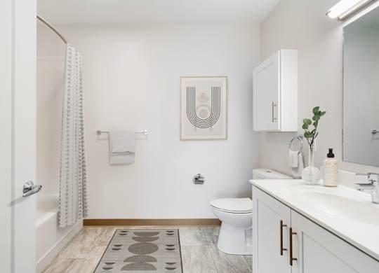 A bathroom in Leefort Terrace, Salem, MA