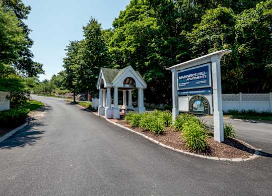 Main Enterance at Mariner's Hill Apartments, Massachusetts