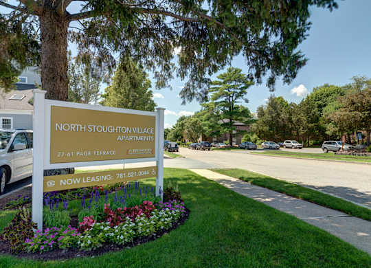 Entrance  at North Stoughton Village, Stoughton, Massachusetts