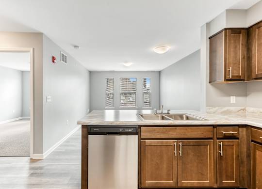 Modern Fully Appliance Kitchens at Niagara Square, Buffalo, 14201