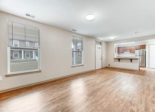 Two Bedroom Townhouse Floor Plan at Niagara Square, Buffalo, 14201