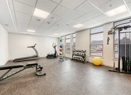 Resident  Fitness Center with Updated Equipment, at Niagara Square, Buffalo, 14201