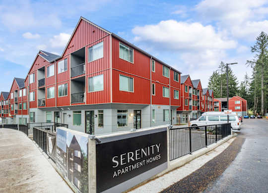 Serenity Apartments Entrance