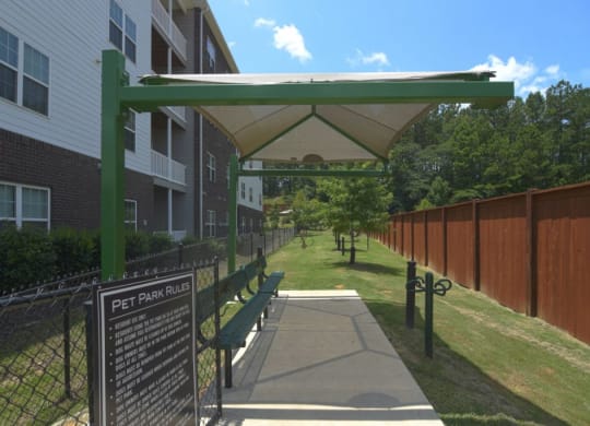 Dog Park Entrance at The Met Apartment Homes, Mississippi, 35402