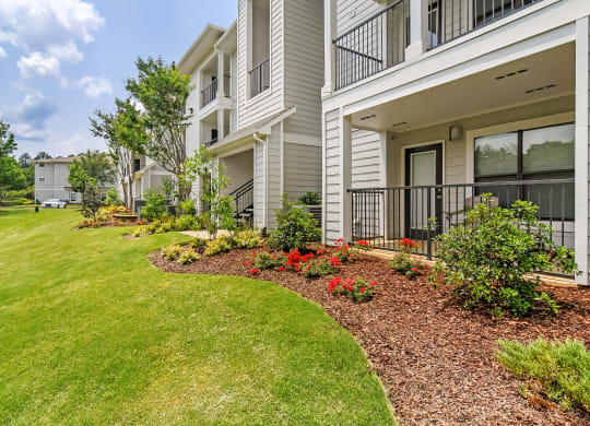  patio and balcony at The Azul Apartment Homes in Oxford, MS