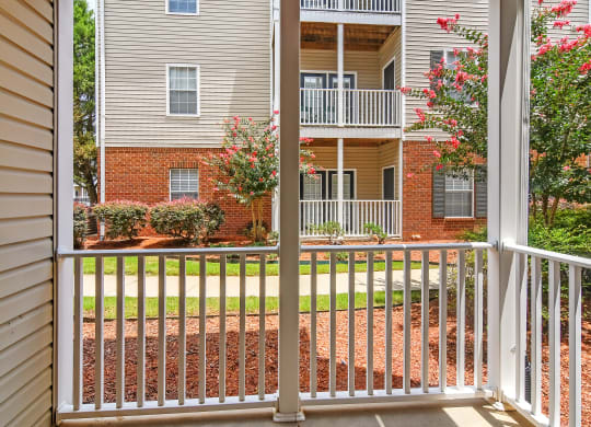 the view of a balcony at the preserve at polk apartments at Summit of Shreveport Apartments, Louisiana 71105