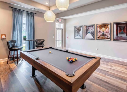Game Room at The Met Apartment Homes, Hattiesburg