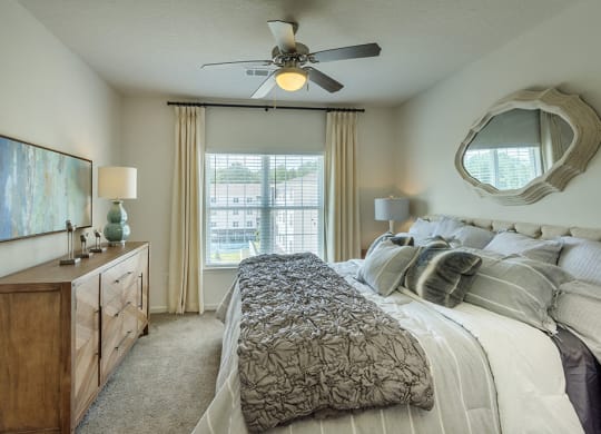 Bedroom with a View at The Met Apartment Homes, Hattiesburg, MS