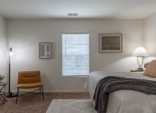 Spacious master bedroom at Barton Farms in Greenwood, IN 46143