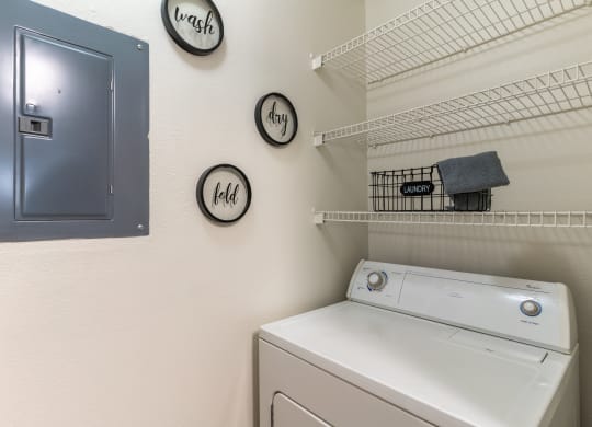 In-unit laundry room at Barton Farms in Greenwood, IN 46143