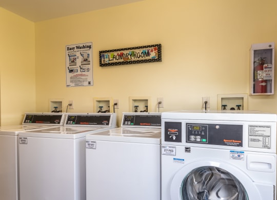 Modern Laundry Room at Meadow View Apartments and Townhomes, Ohio