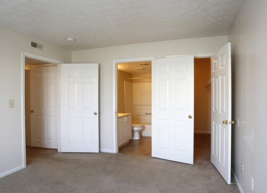 Large Closets In Bedrooms at Meadow View Apartments and Townhomes, Springboro, OH