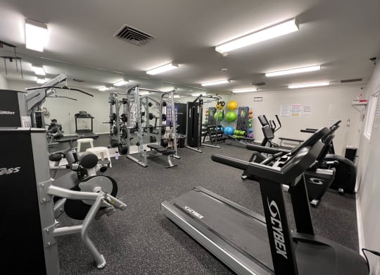 Fitness Center With Updated Equipment at Walnut Creek Apartments, Indiana, 46902