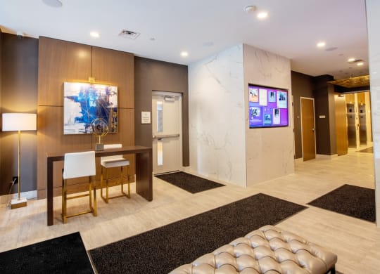 beautiful living room view at Nineteen North, New York, 14202