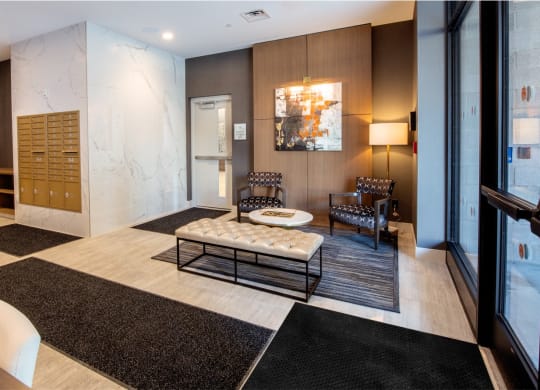 beautiful living room at Nineteen North, New York