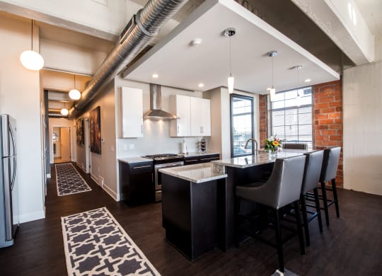 Well Lit Living Spaces at The Lofts at Elk Terminal, Buffalo, NY, 14204