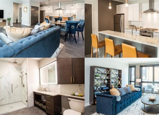 living room at Nineteen North, Buffalo, NY, 14202