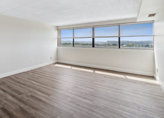 empty room at Walnut Towers at Frick Park, Pittsburgh, Pennsylvania