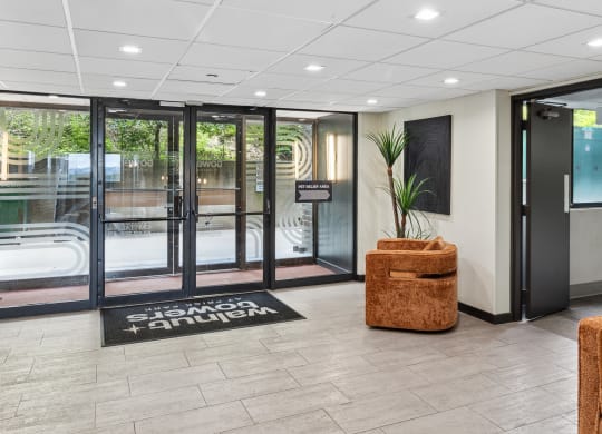 lobby at Walnut Towers at Frick Park, Pennsylvania 15217
