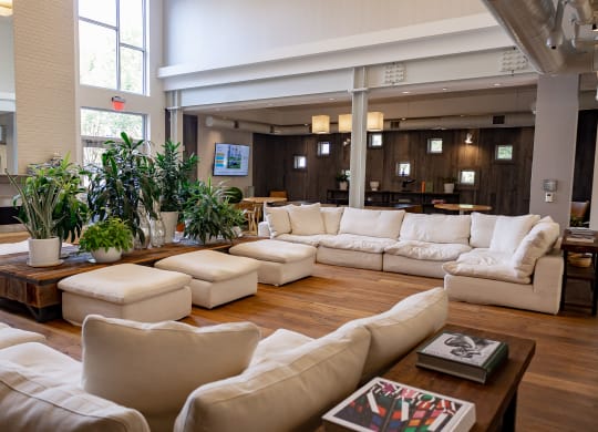 large living room at Bakery Living in Pittsburgh, PA 15206