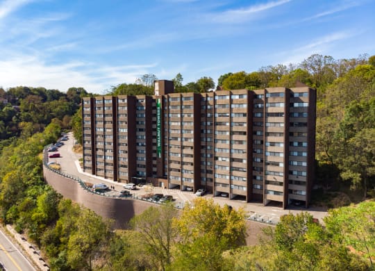 Walnut Towers Exterior at Walnut Towers at Frick Park, Pittsburgh, Pennsylvania