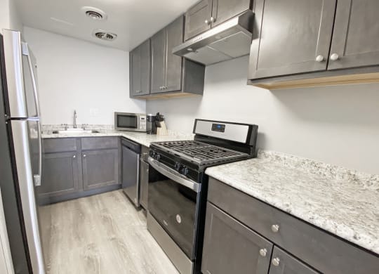 kitchen at Walnut Towers at Frick Park, Pittsburgh