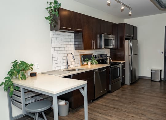 kitchen at Bakery Living in Pittsburgh, PA 15206
