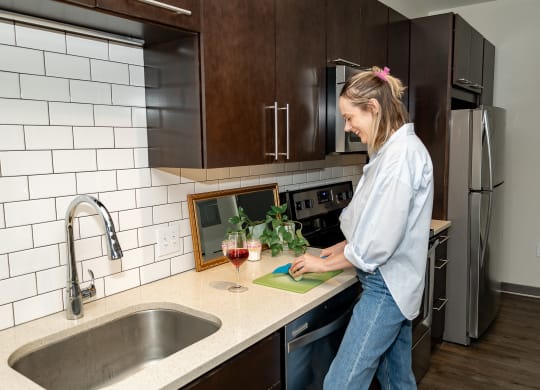 kitchen at Bakery Living in Pittsburgh, PA 15206