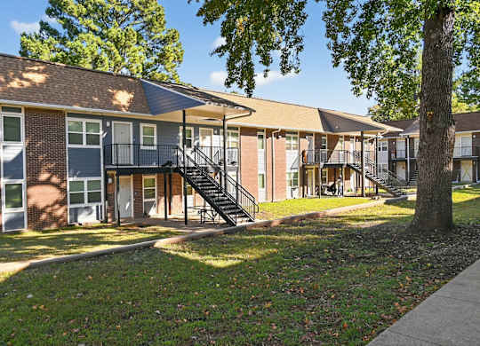 A Building With Metal Staircase at Fair Oaks Apartments, Little Rock, 72204