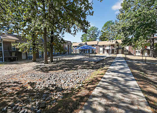 A Park With Walking Path at Fair Oaks Apartments, Arkansas, 72204