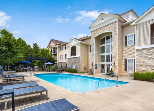 our apartments at the community feature a swimming pool