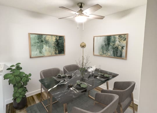 Dining Area at Hilltop Apartments, Cincinnati, OH